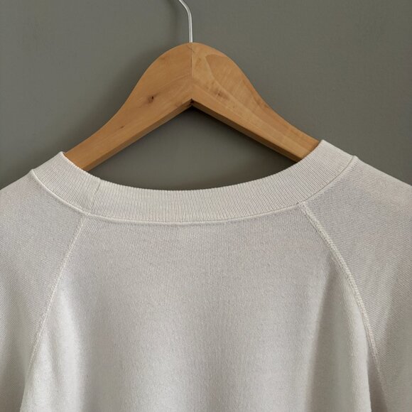 Vintage BMW White Sweatshirt with Blue Logo - Picture 8 of 10